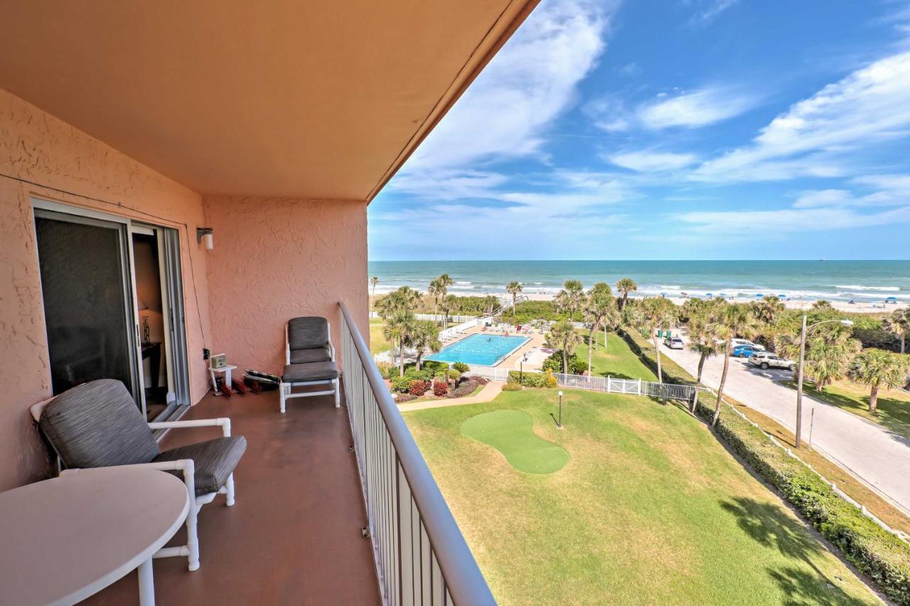Oceanfront Cocoa Beach Condo With View Walk To Pier Εξωτερικό φωτογραφία