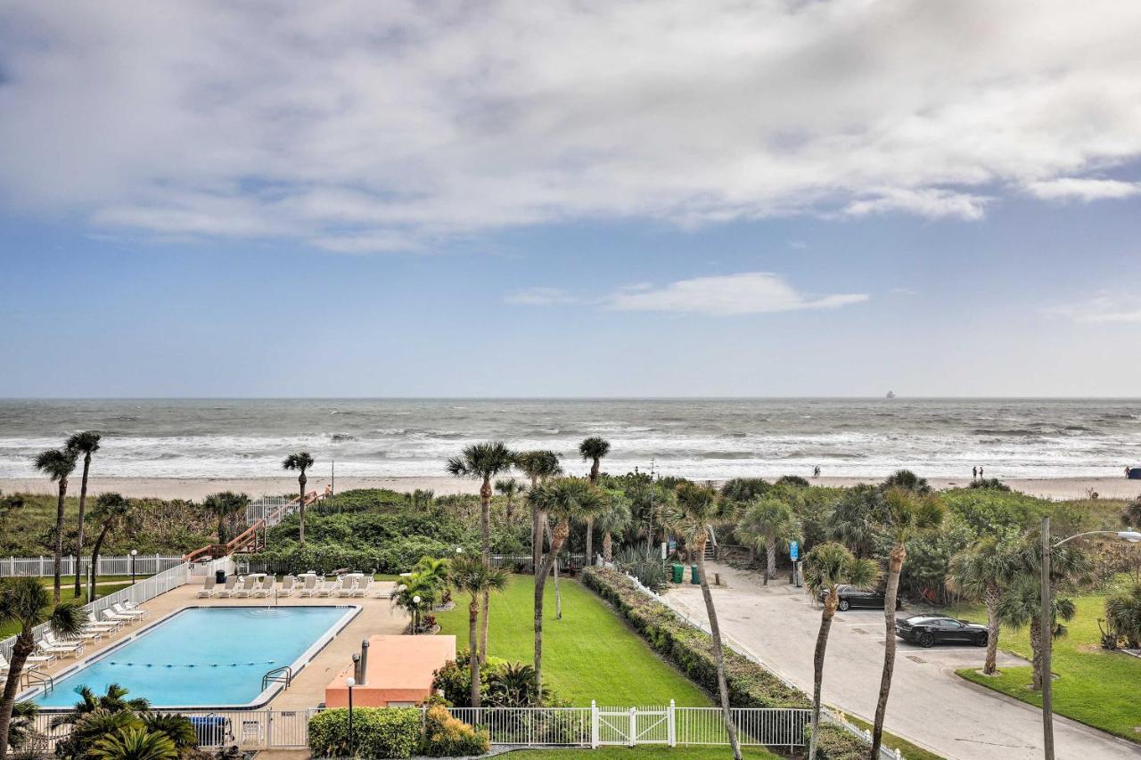 Oceanfront Cocoa Beach Condo With View Walk To Pier Εξωτερικό φωτογραφία
